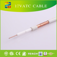 RoHS CE aprobado, Euro estándar 75 ohmios 17 Vatc cable coaxial